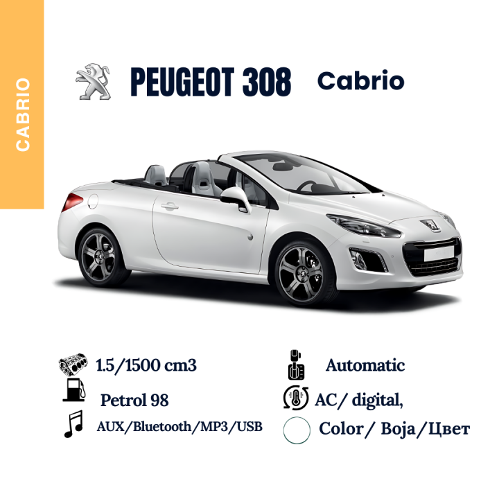 PEUGEOT 308 CC