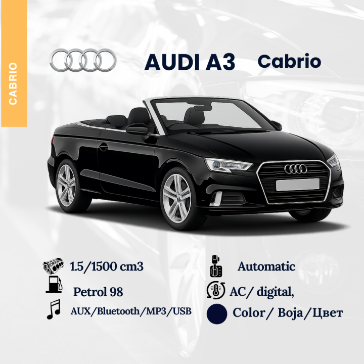 AUDI A3 CABRIO TFSI