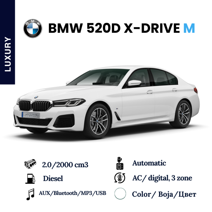 BMW 520D X DRIVE. M